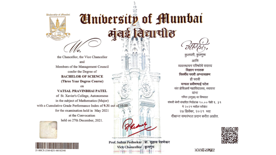 Bachelor's Degree
