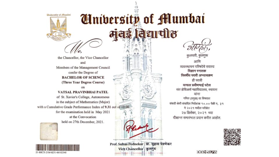 B.Sc. Mathematics Degree
