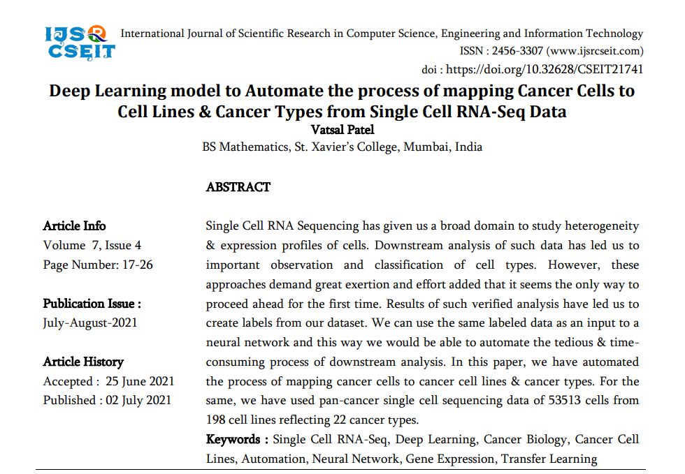 Cancer cell mapping research